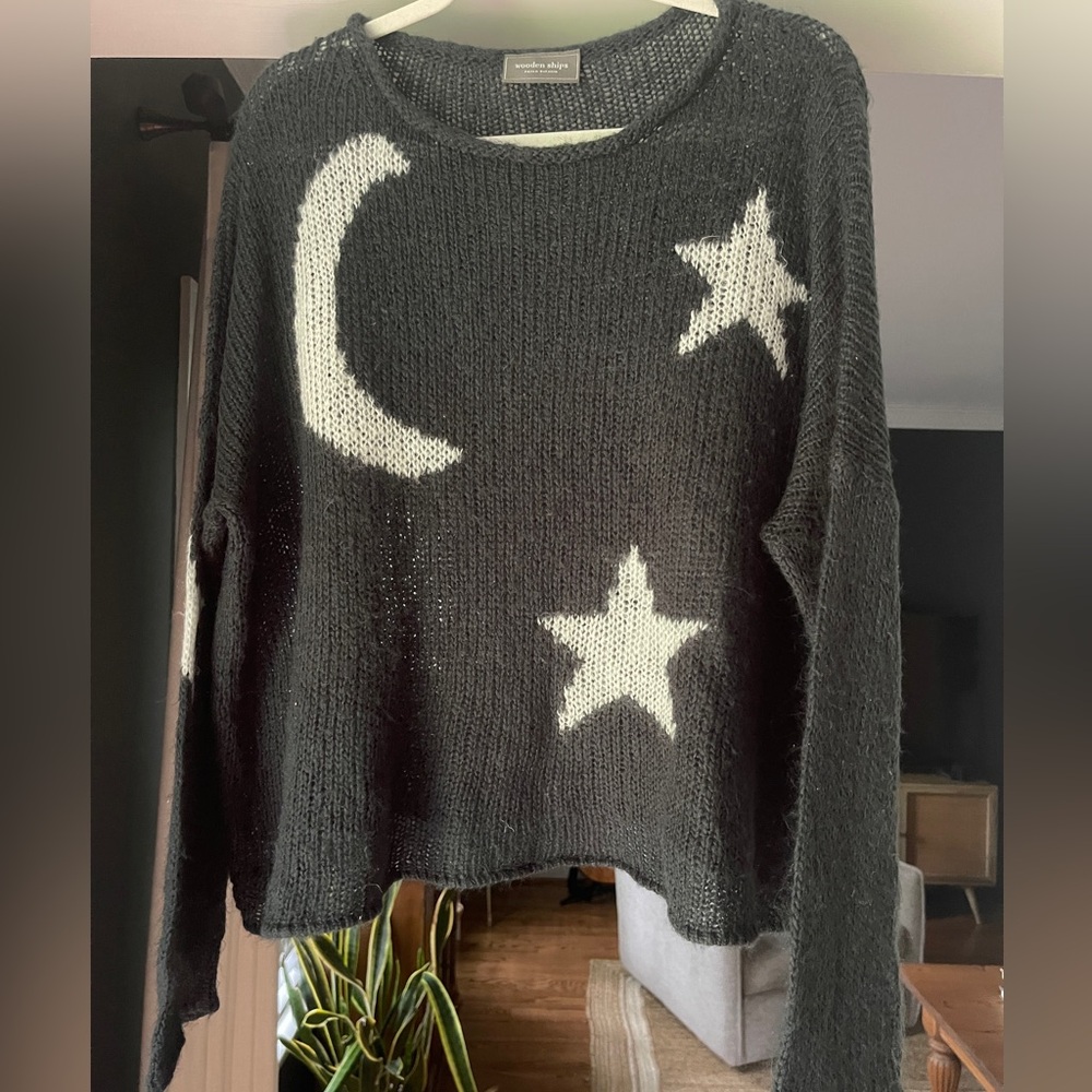 Wooden Ships Navy Sweater